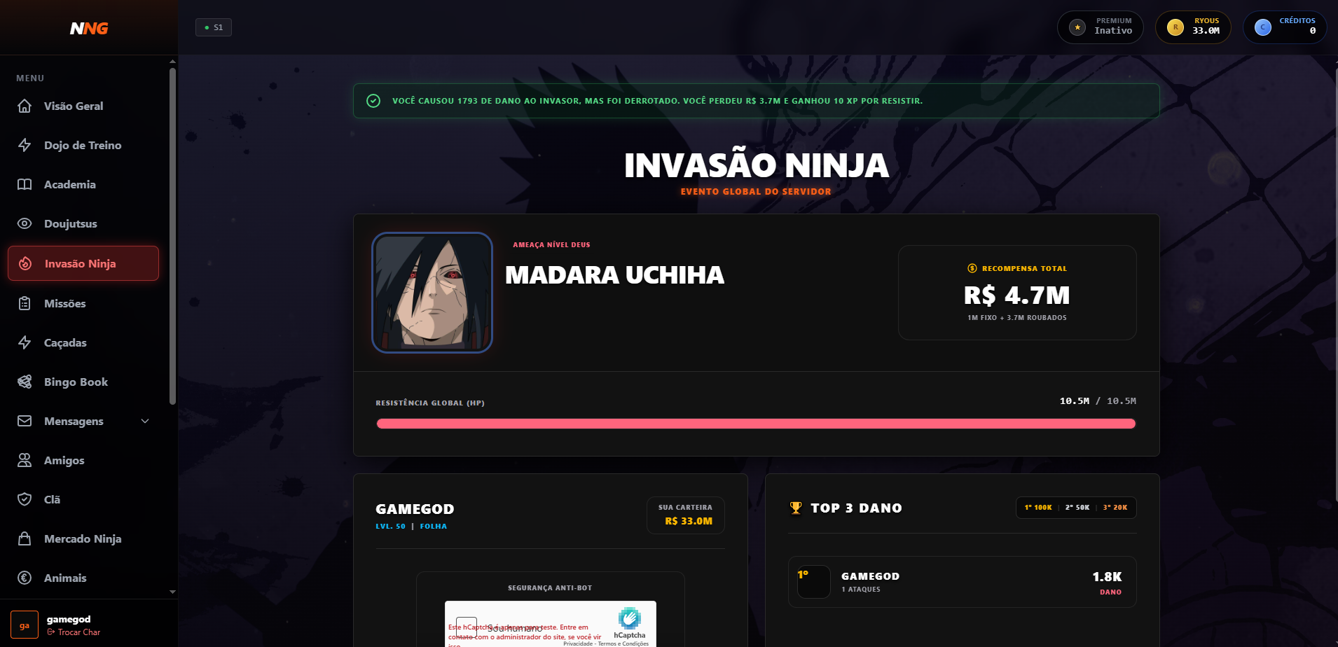 Ataque ao Invasor