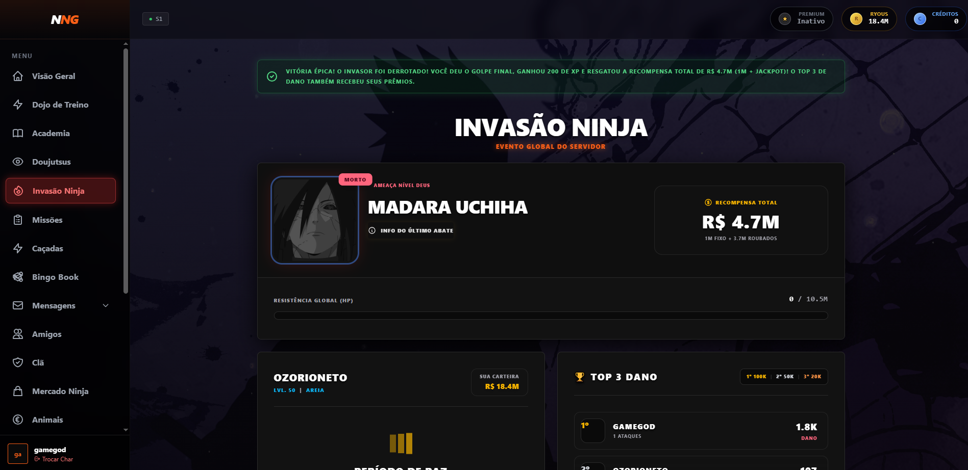 Invasor Derrotado